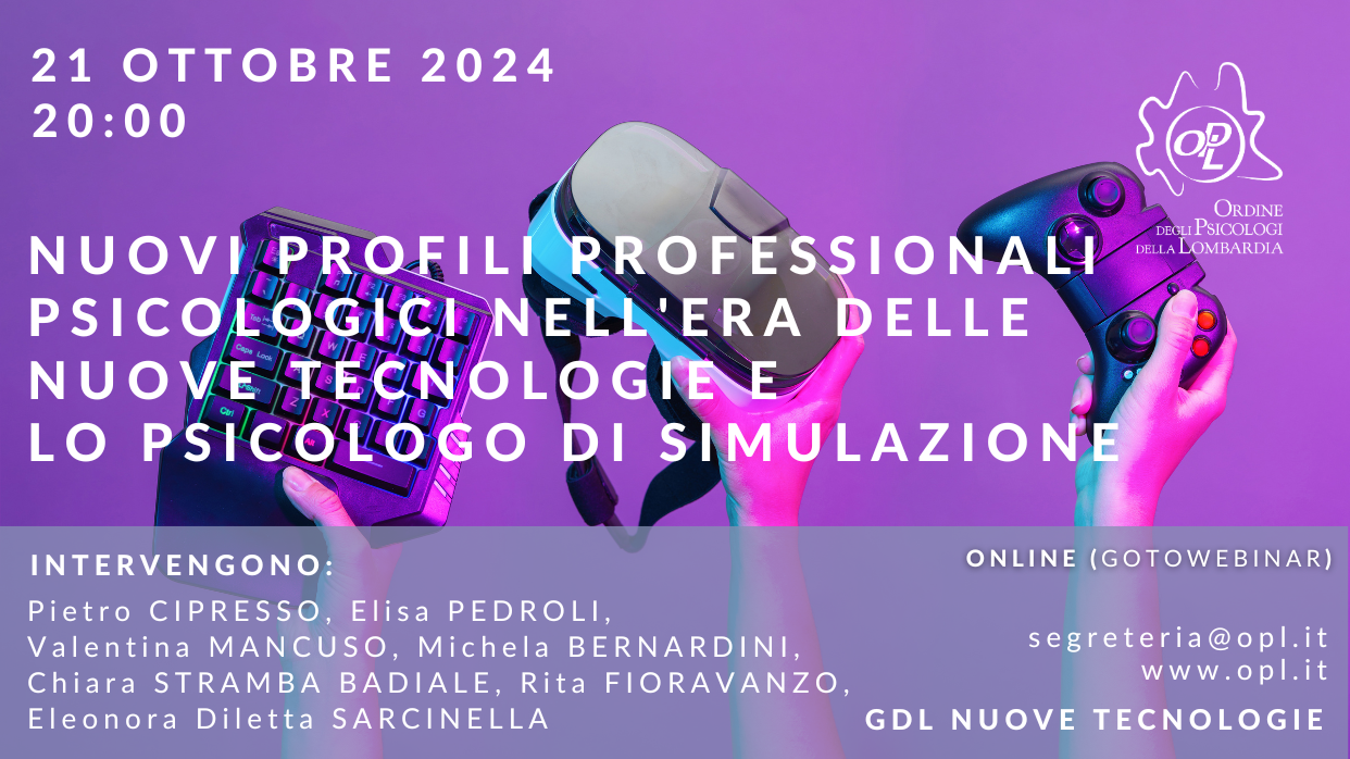 🎯 Prossimi eventi OPL: nuove tecnologie, limiti e superpoteri, umanizzazione delle cure