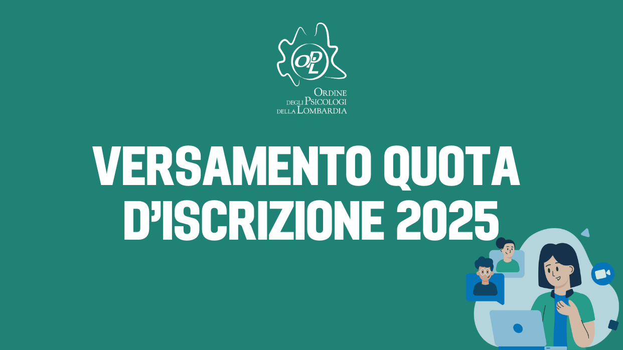 🗓️ Reminder: versamento quota d’iscrizione 2025