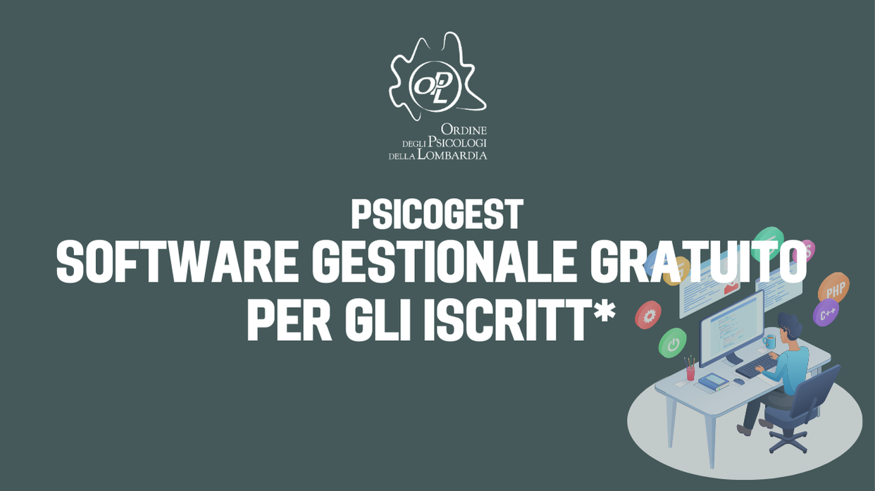 🆓 Psicogest: software gestionale gratuito per gli iscritt*