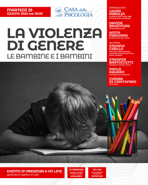 immagine articolo La violenza di genere: le bambine e i bambini 