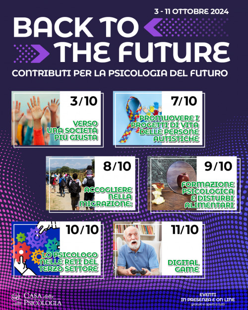 BACK TO THE FUTURE. Contributi per la Psicologia del futuro