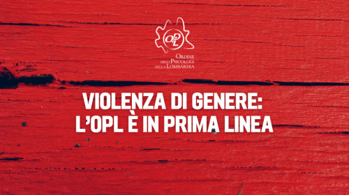 Violenza di genere: l’OPL è in prima linea!