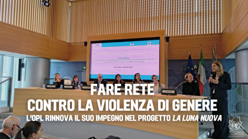 Fare rete contro la violenza di genere: l’OPL rinnova il suo impegno nel progetto La Luna Nuova